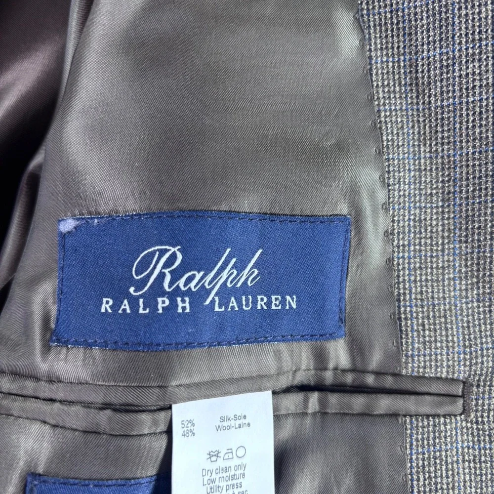 Ralph Ralph Lauren Blazer Mens 42R Brown‎ Silk Wool Silk Blend Sport Coat Canada